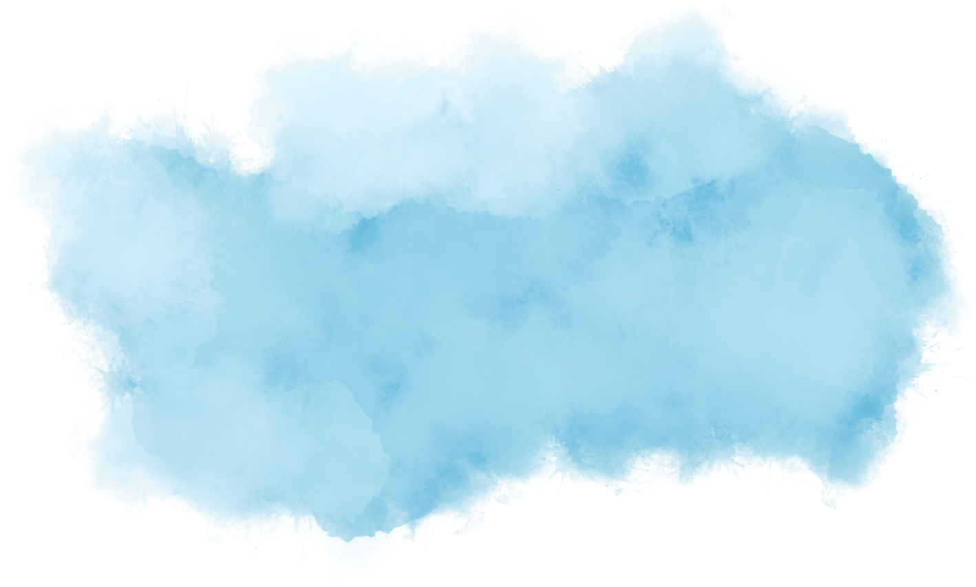 watercolor blue cloud sky